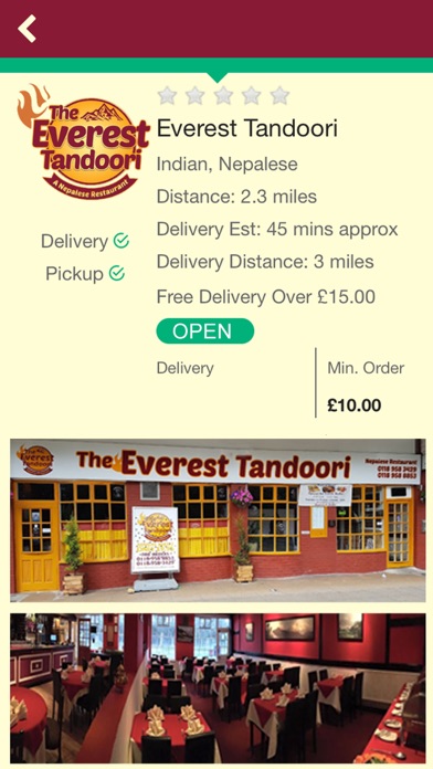 Everest Tandoori Restaurant screenshot 2