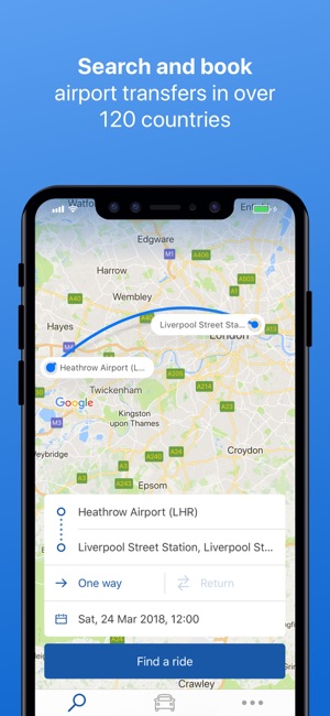 Rideways: Easy Airport Taxis(圖1)-速報App