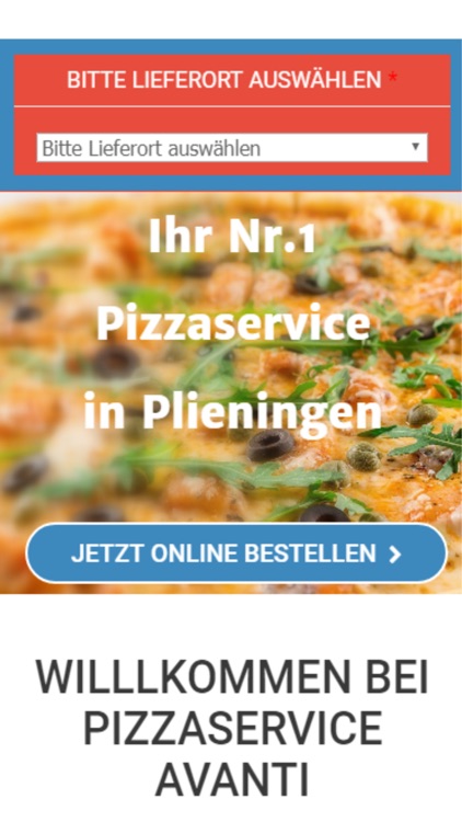 Pizzaservice Avanti