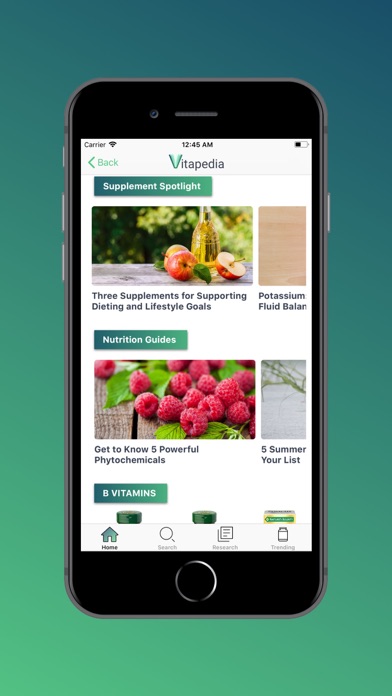 Vitamins App screenshot 2