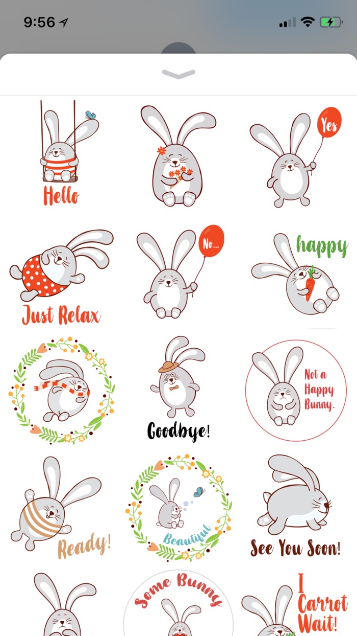 Lovely Bunny Stickers