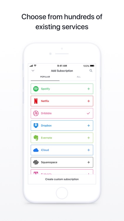 Bobby - Track subscriptions screenshot-2