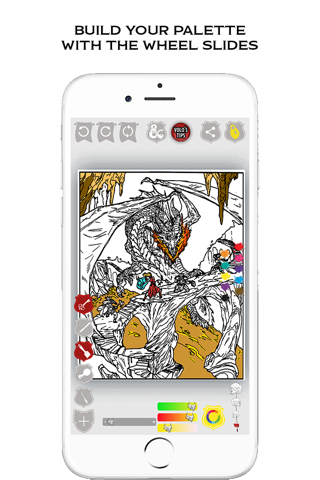 Dungeons & Dragons Colouring App screenshot 2