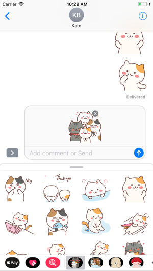 I Like Your Cat Stickers