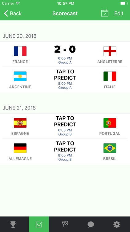 Scorecast - Social Bet Pool