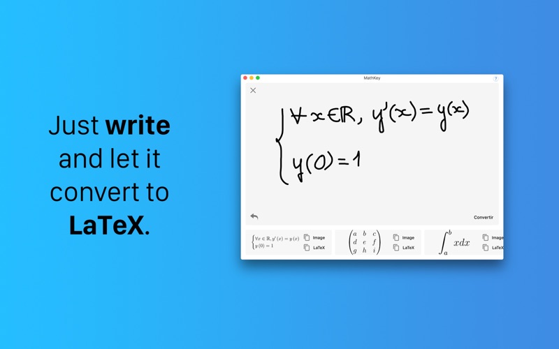 MathKey - LaTeX Converter