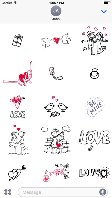 Love Doodle Sticker Pack screenshot 2