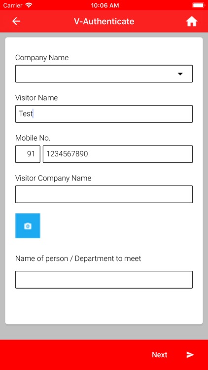 VAuthenticate Visitor