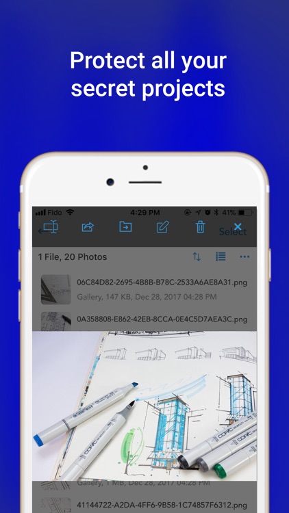 SteelVault hide photos & files screenshot-3