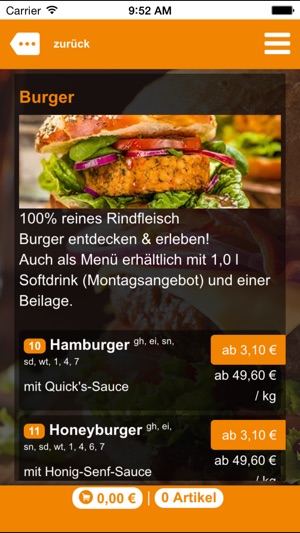 Quick`s - Der BurgerMeister(圖4)-速報App