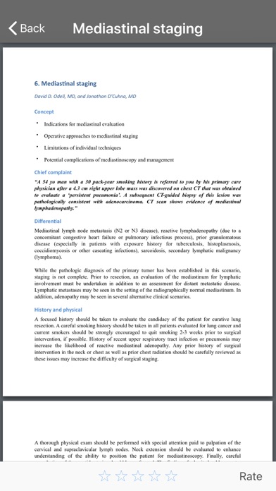 TSRA Clinical Scenarios Screenshot 3