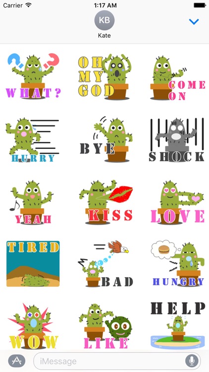 Cactus Emoji CactMoji Sticker