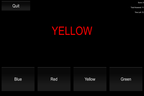 Stroop Test for Research screenshot 3