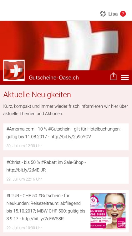 Gutscheine-Oase.ch