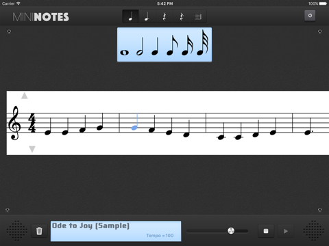 MiniNotes Music Notation screenshot 4