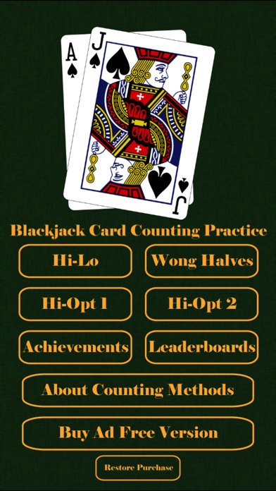How to cancel & delete Blackjack Card Counting Practice from iphone & ipad 1