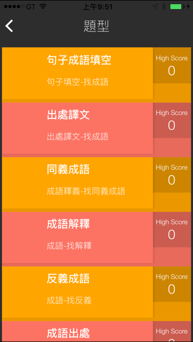 高頻 成語測驗 千方百計 screenshot 2