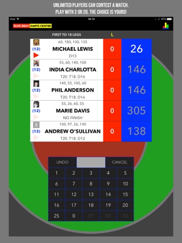 Russ Bray Darts Scorer Pro screenshot 4