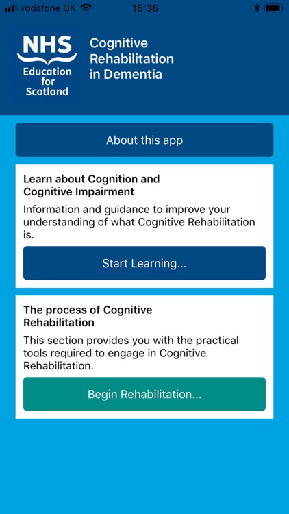 Cognitive Rehab in Dementia