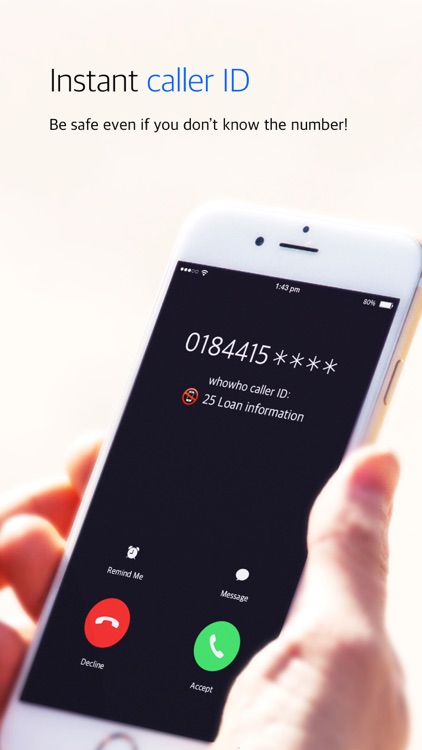 whowho - Spam block & Convenient contact
