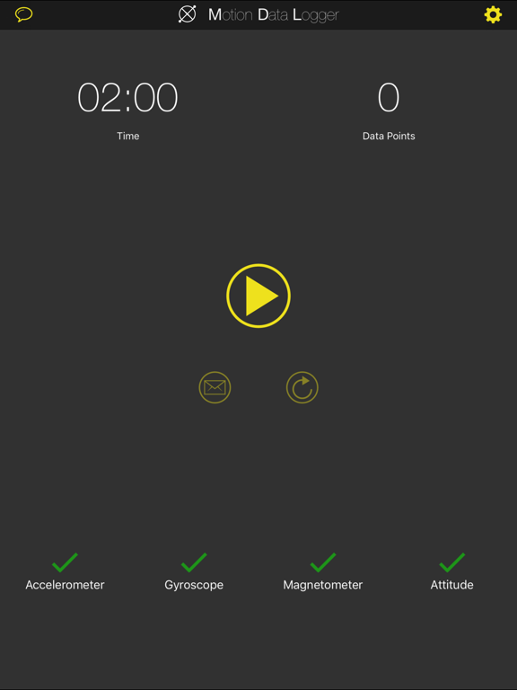 Screenshot #4 pour Motion Data Logger