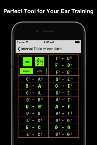 Interval Table screenshot 3