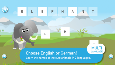 Kids learn ANIMAL WORDS screenshot1