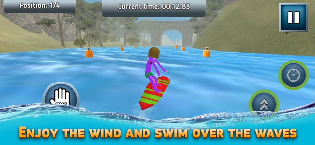 Stickman Surfboard Sports Race(圖2)-速報App