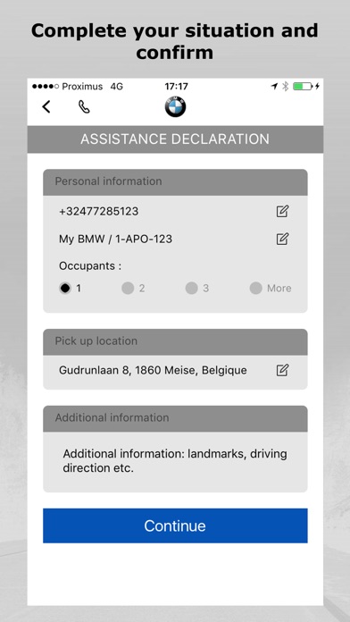 BMW Road Assist 24/7 screenshot 2