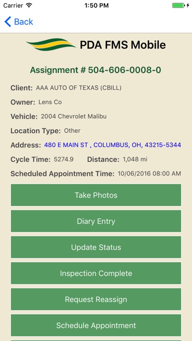 PDA FMS Mobile screenshot 3