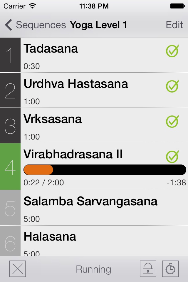 Yoga Sequence Timer screenshot 2