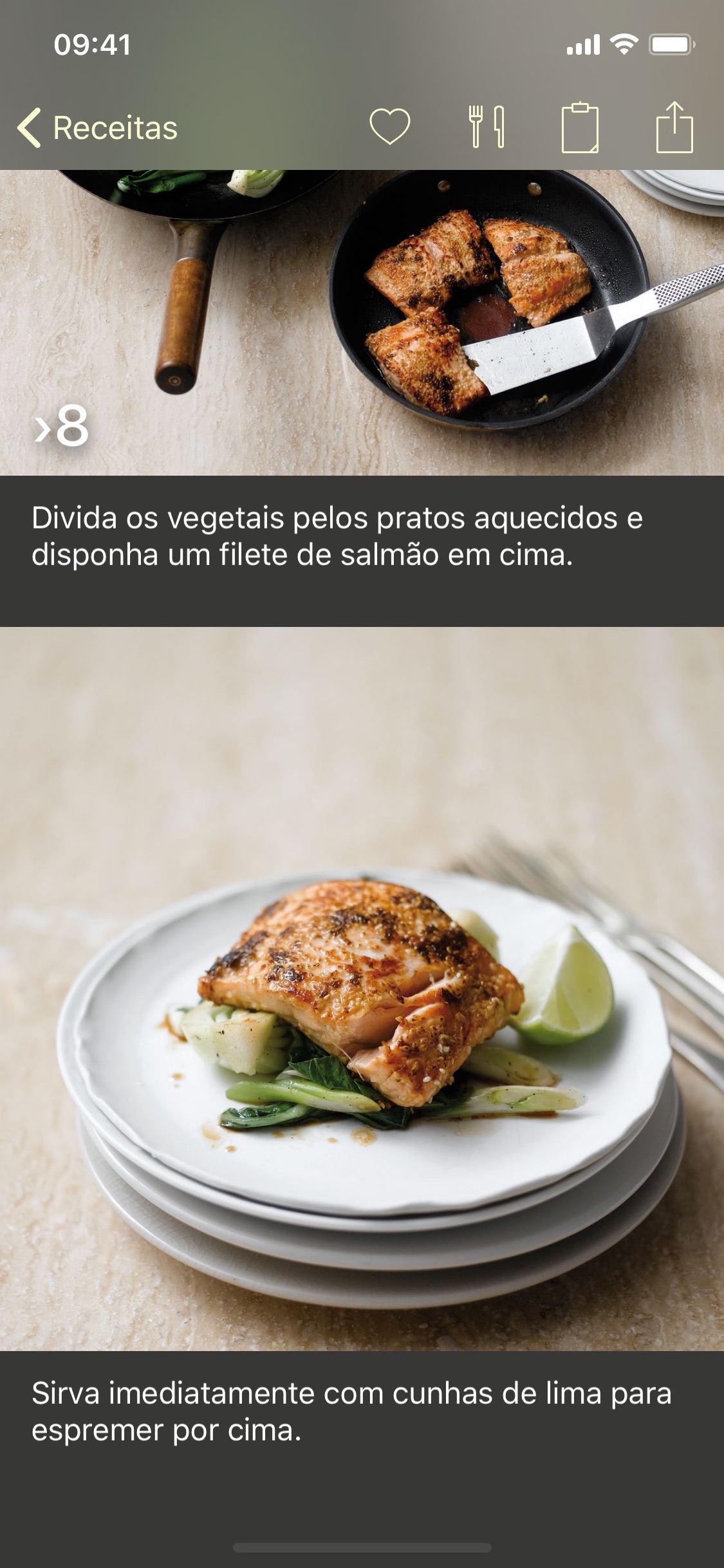 Screenshot do app Foto-Receitas