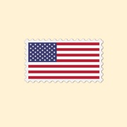 Flag Stamps Stickers