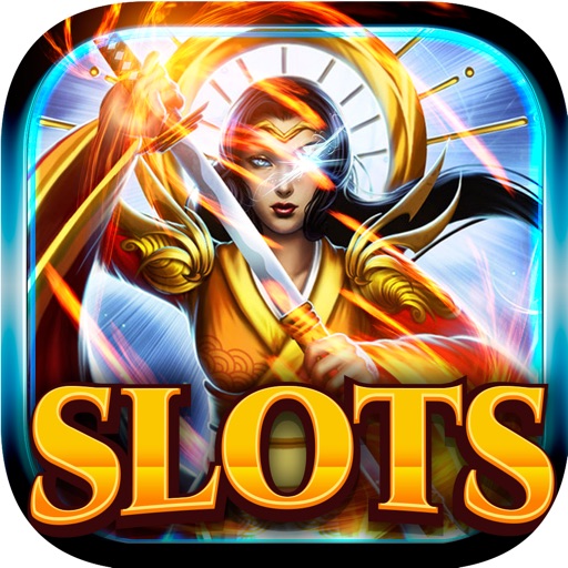 Girl-Casino Golden Slot Game Icon