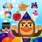 Begin the first balloon game with 'WowPop'