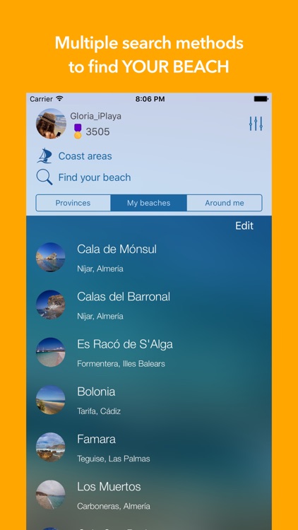 iPlaya+ Beach weather forecast screenshot-0