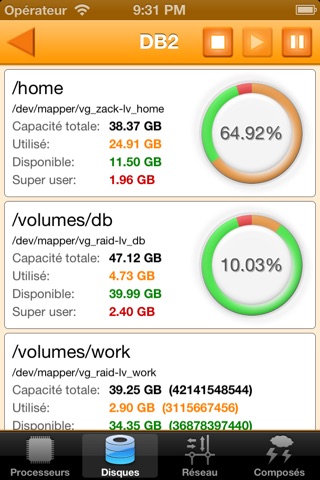 GKrellM - Server-Performance Monitoring-Tool screenshot 2