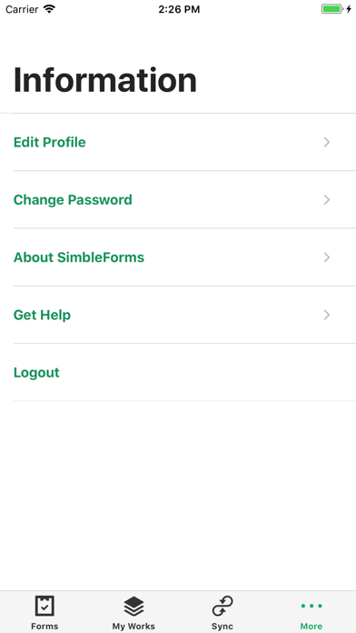 How to cancel & delete SimbleForms from iphone & ipad 4