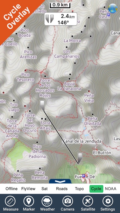 Parque Nacional Picos de Europa GPS Map Navigator