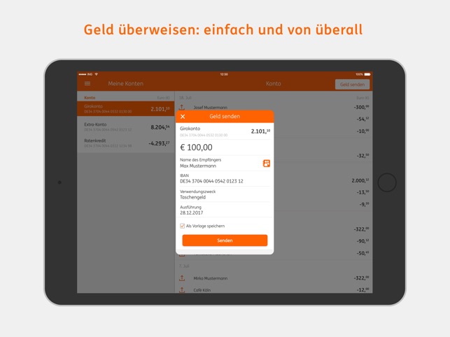 ING-DiBa Mit Neuer Banking To Go-App