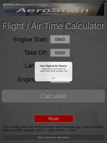 Flight.Time screenshot 2