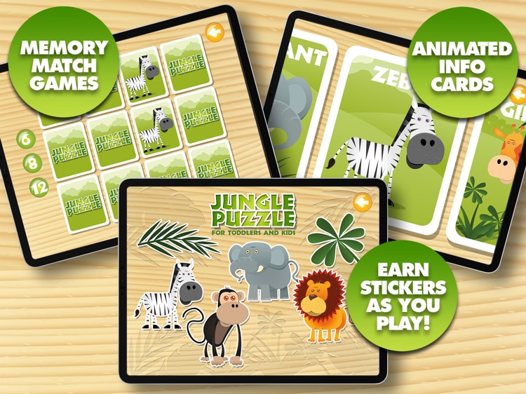 Jungle Animal Puzzles screenshot-3