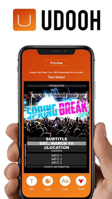 UDooh - #1 Flyer Creator screenshot 2