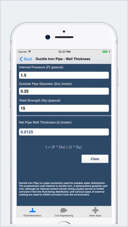 Fluid Mechanics Calculator screenshot-3