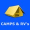 Find Campgrounds & Rv parks near your gps location or custom location