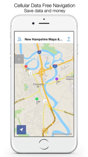 New Hampshire Offline Maps(圖1)-速報App