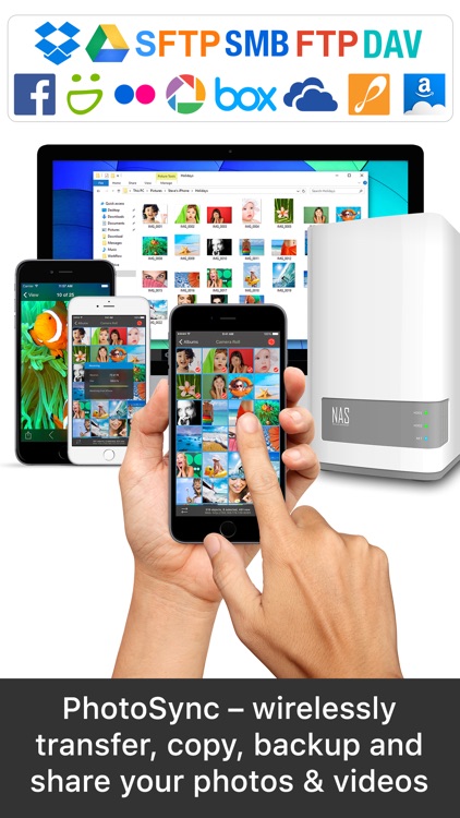 PhotoSync – transfer photos
