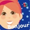Me Divierto en Francés™ es una aplicación basada en cuentos tradicionales, que incorpora juegos y canciones, para exponer a los niños al francés