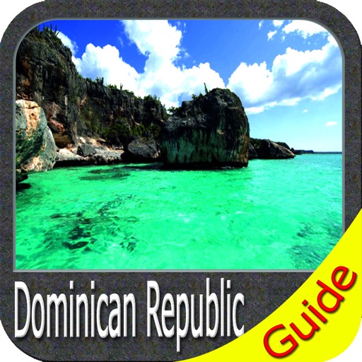 Dominican Republic charts GPS map Navigator icon