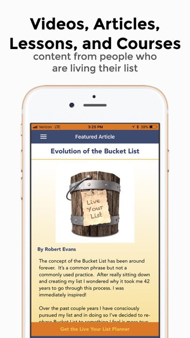 Live Your List screenshot 2